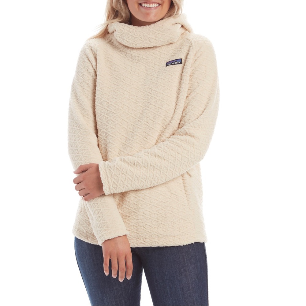 Patagonia diamond Capra fleece hoodie